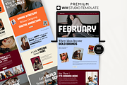 Bold Wix Website for Creative Agency, a Wix Template by AdvertFox (Thumbnail 1 of 10)