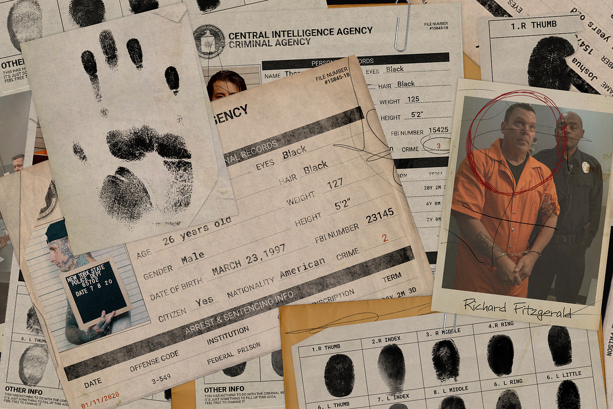 Criminal Record & Fingerprints, a Graphic by Pixflow (Photo 9 of 9)