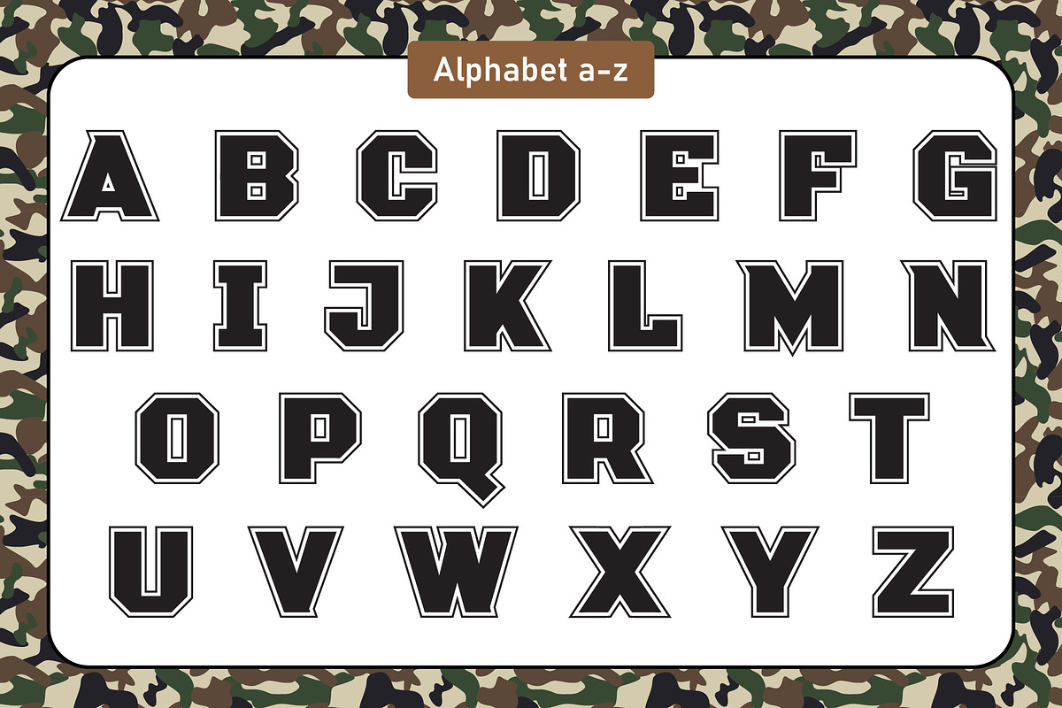 Half Soldier Color Fonts, a Font by Fox7 By Rattana (Photo 3 of 8)
