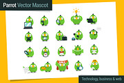 Parrot - Vector Website Mascot, an Animal Illustration by wowu (Thumbnail 2 of 5)
