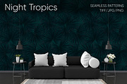 Night Tropics seamless patterns, a Pattern Graphic by ANAKOTO (Thumbnail 18 of 20)
