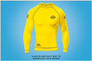 Long Sleeve Compression Mockup PSD, a Shirt Mockup by Bruno's Shop (Thumbnail 2 of 5)