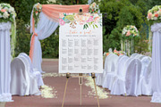 Seating Chart Template Canva, an Invitation Template by ShineOnWedding (Thumbnail 2 of 8)