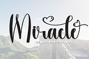 Miracle | Script Font, a Handwritten Font by Scratchones (Thumbnail 1 of 9)
