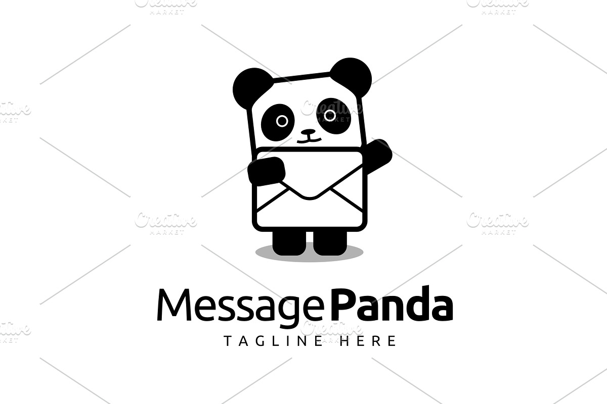MessagePanda Logo, a Branding & Logo Template by mocha7 (Photo 2 of 2)