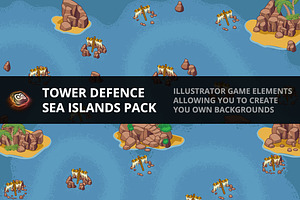 Tower Defence - Sea Island Pack 1