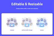 1000 Scenarium icons, an Icon by Icojam store (Thumbnail 5 of 13)