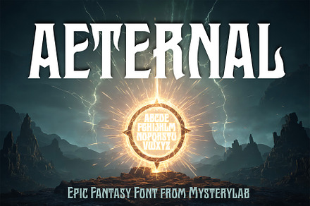 Aeternal Font, a Serif Font by Mysterylab Designs