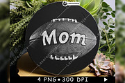 American Football Mom Text Game Day, a Background Graphic by LaseredNinja (Thumbnail 6 of 7)