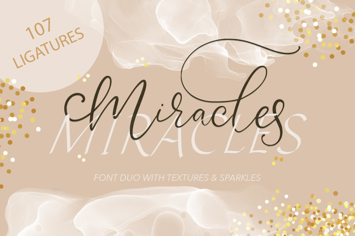 Miracles Duo Font + Extras