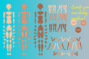 teenager CHARACTER CREATOR (PSD), a Person Illustration by Mandarinkas art (Thumbnail 4 of 6)