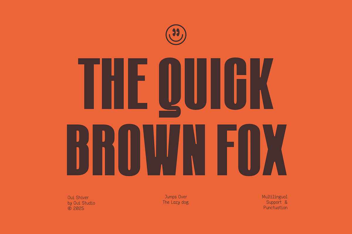 Oui Shiver, a Sans Serif Font by Oui Studio (Photo 6 of 10)