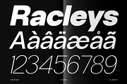Racleys Font, a Sans Serif Font by Glyphminds Studios (Thumbnail 8 of 10)