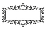 Vintage Rectangle Frame SVG Bundle, an Illustration by Designs_River (Thumbnail 15 of 31)