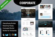 CORPORATE- Responsive Email Template, an Email Template by FourDinos (Thumbnail 1 of 2)