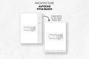 Architect Title Block Template, a Presentation Template by yesitisprintable (Thumbnail 4 of 6)