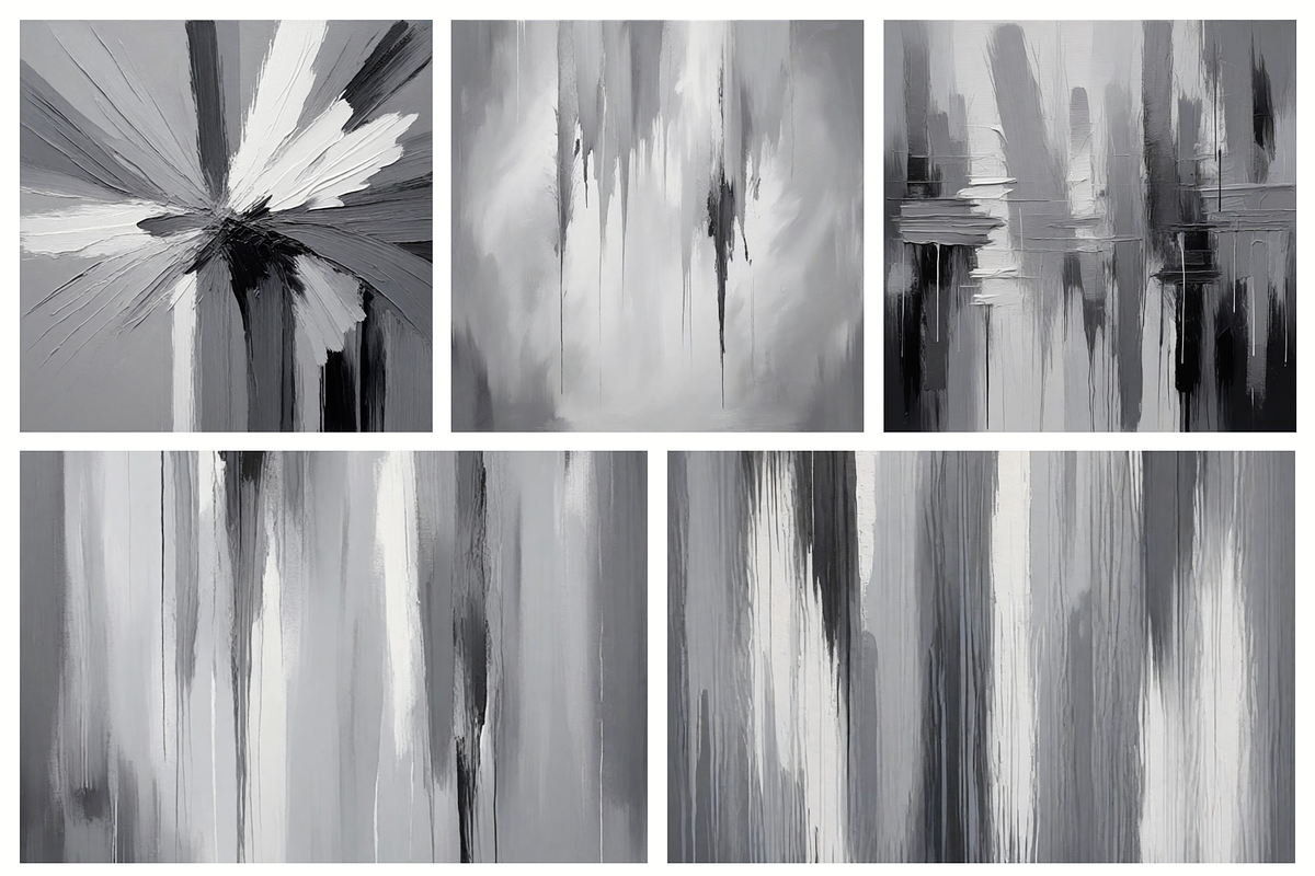 Abstract Grayscale Cityscape, a Texture Graphic by 3d_model_tifotizi (Photo 3 of 3)