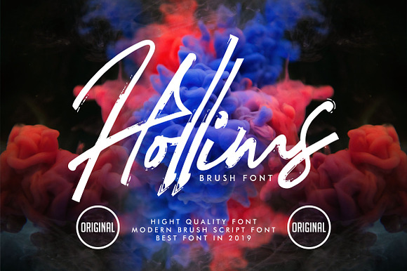Hollims Brush Script Font