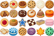 Cookies Clipart, a Food Illustration by Forhadx5 (Thumbnail 8 of 9)