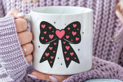Valentine Valentine Coquette Bow PNG, an Illustration by CraftArtStudio (Thumbnail 3 of 4)