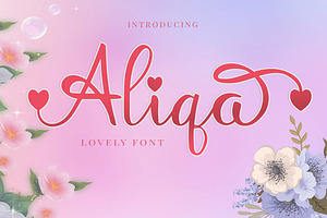 Aliqa a lovely font