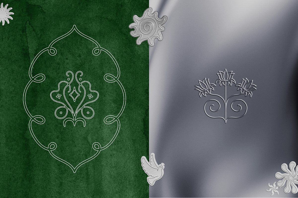 Ornate Floral Frames & Flourishes, an Object Graphic by venimo (Photo 10 of 14)