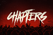 Chapters - Horror Font, a Font by The Branded Quotes (Thumbnail 2 of 6)