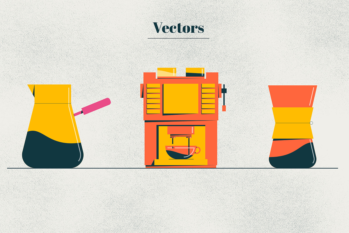 Coffee illustrations, a Food Illustration by Joseph Chernashki (Photo 8 of 12)