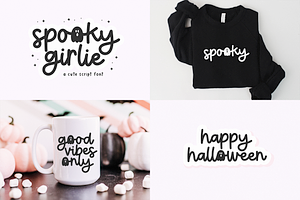 Spooky Halloween Font Bundle