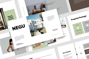 Negu : Real Estate Powerpoint, a Presentation Template by Punkl Camp