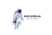 Astronaut Logo for, a Branding & Logo Template by Logocreative (Thumbnail 1 of 2)
