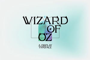 Wizard of OZ Font