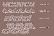 lace seamless ribbons, frames., a Pattern Graphic by Ajuga (Thumbnail 3 of 9)