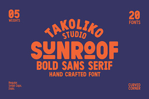 Sunroof - bold sans serif