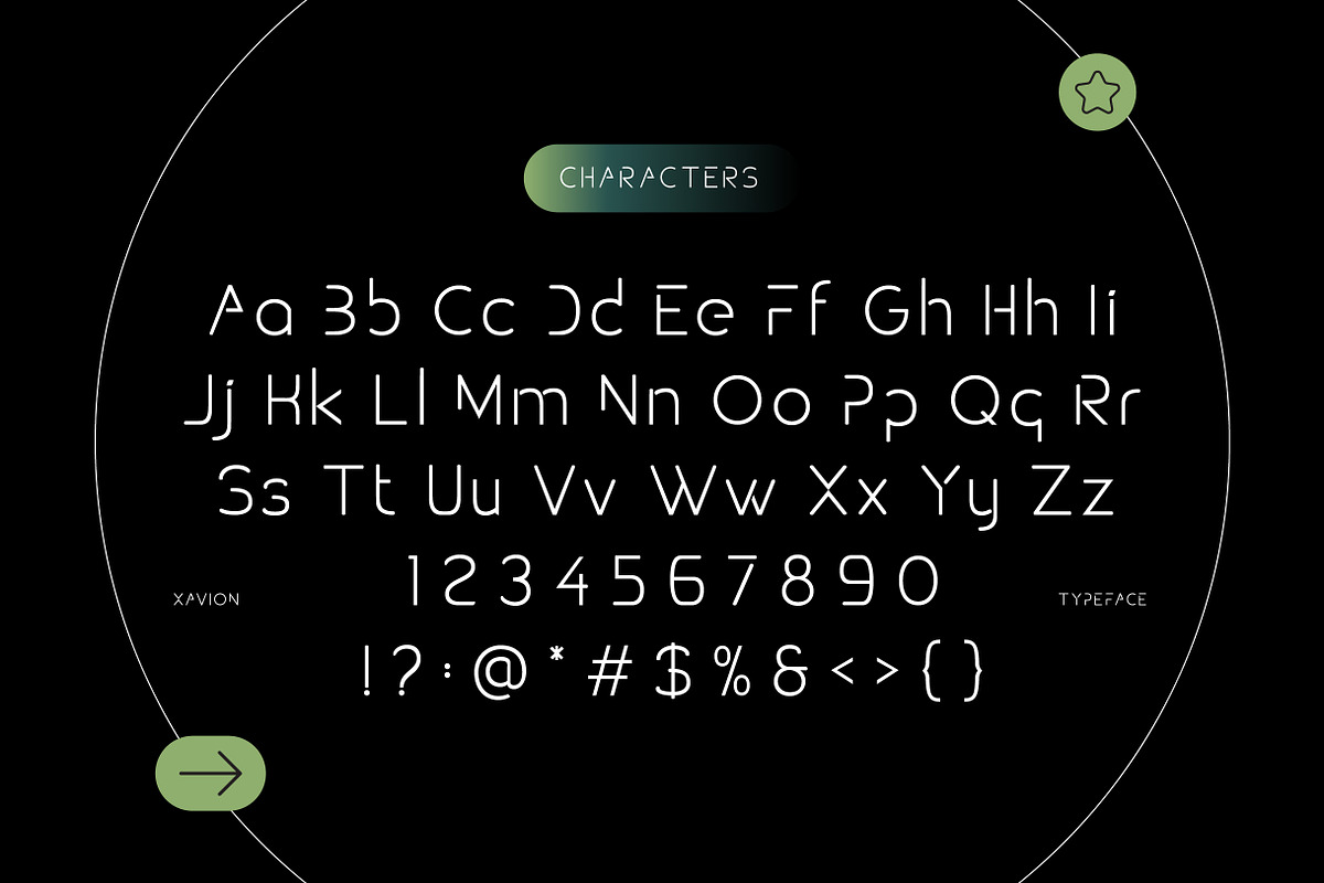 Xavion -Modern Sans Serif Font, a Sans Serif Font by Vadovastd (Photo 2 of 7)