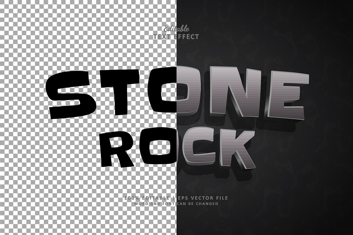 Text Effect Stone Rock, a Layer Style Add-On by Navy Graphic (Photo 2 of 2)