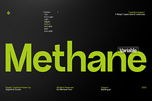 GC Methane - Typeface System