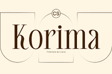 CS Korima – Elegant Font