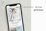 Tie Dye Newsletter Template Canva/PS, an Email Template by Chloe Leonard Studio (Thumbnail 4 of 7)