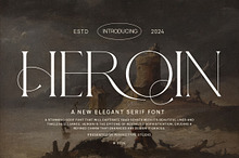 Herqin Elegant Ligature Serif Font