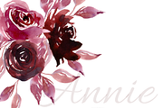 Burgundy & Navy Florals, an Illustration by Feather Grace Designs (Thumbnail 2 of 15)