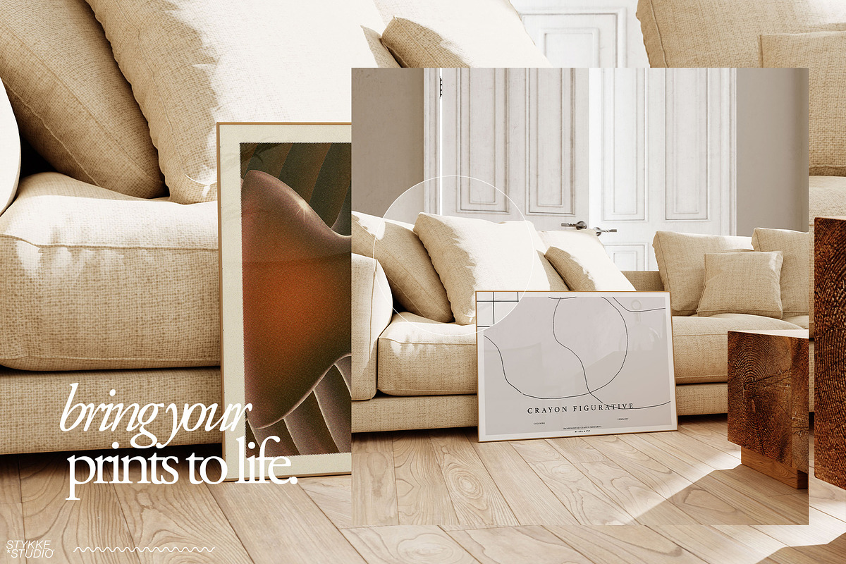 LENIS ROOM Natural Frame Mockup Set, a Household Mockup by Stykke Studio (Photo 45 of 58)