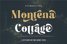 Montena Cottage Stylish Retro Serif