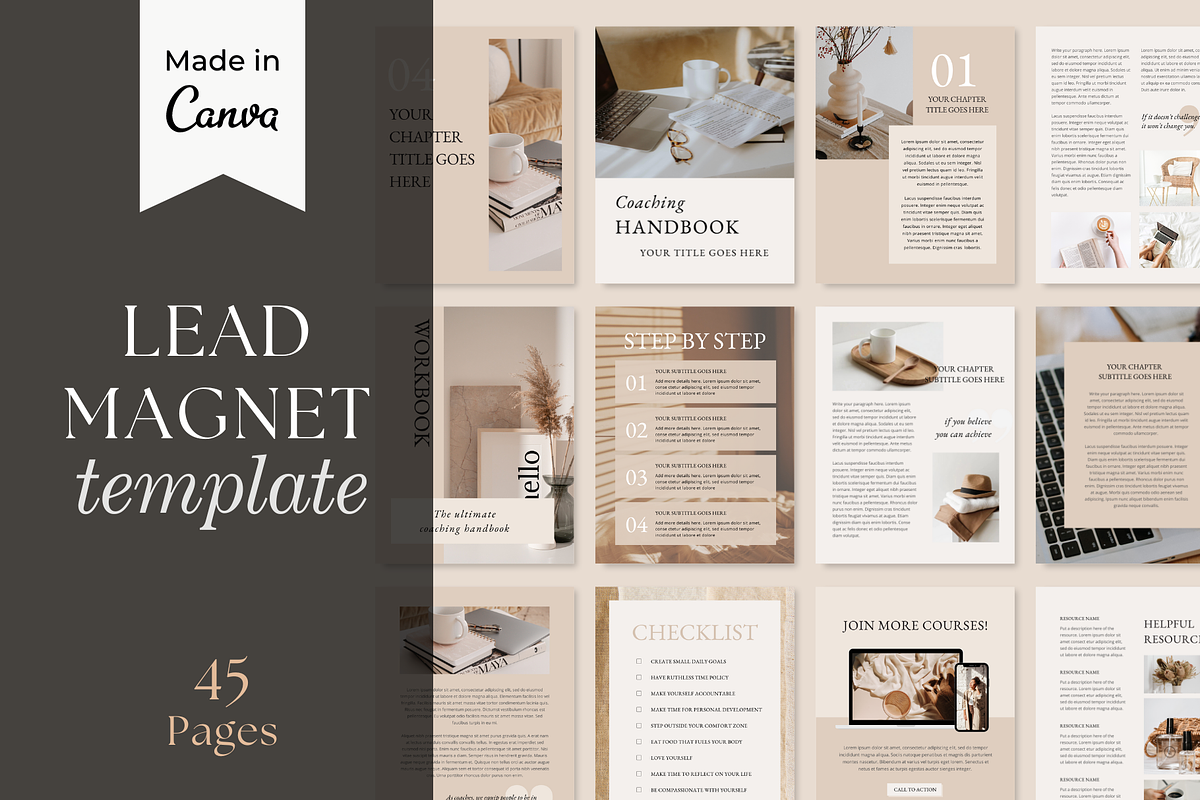 Ebook Workbook Handbook Template, a Magazine Template by ShopRShop (Photo 1 of 11)