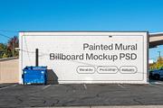 Painted Mural Billboard Mockup PSD, an Advertising Mockup by Area Mockups (Thumbnail 1 of 3)