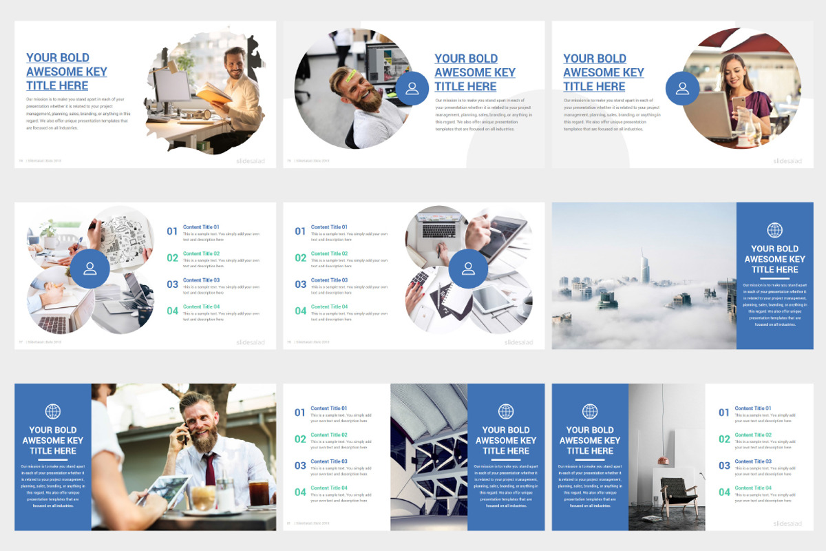 Pro Minimalist PowerPoint Template, a Presentation Template by SlideSalad