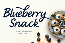 Blueberry snack