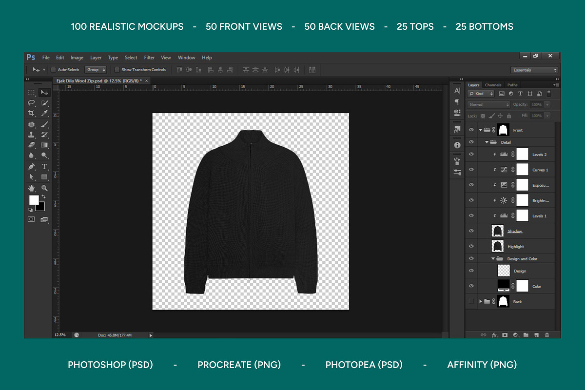 Realistic Streetwear Mockup Bundle, a Shirt Mockup by AtelierDuVow (Photo 2 of 10)