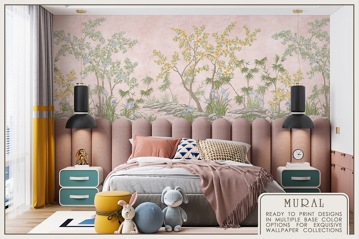 Fresco collection Chinoiserie, a Wallpaper Graphic by Natalia0307 (Photo 10 of 11)