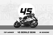 AVEGA - Modern Sport Font, a Sans Serif Font by Hamz Studio (Thumbnail 9 of 12)